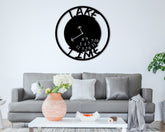 Custom Metal Lake House Sign, Sign For Camp, Personalized Lakehouse Name Sign Decor For Lakehouse Lake Time Sign, Custom Outdoor Patio Decor, Metal Laser Cut Metal Signs Custom Gift Ideas